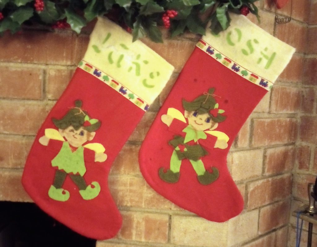 Image of two Christmas stockings